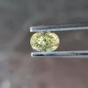 1.57 Carat OVAL Shape YELLOW Color Diamond
