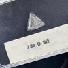 2.03 Carat TRIANGLE Shape L Color Diamond