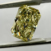 7.01 Carat RADIANT Shape YELLOW Color Diamond