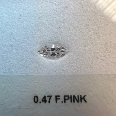 0.47 Carat MARQUISE Shape PINK Color Diamond