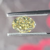 2.86 Carat OVAL Shape YELLOW Color Diamond