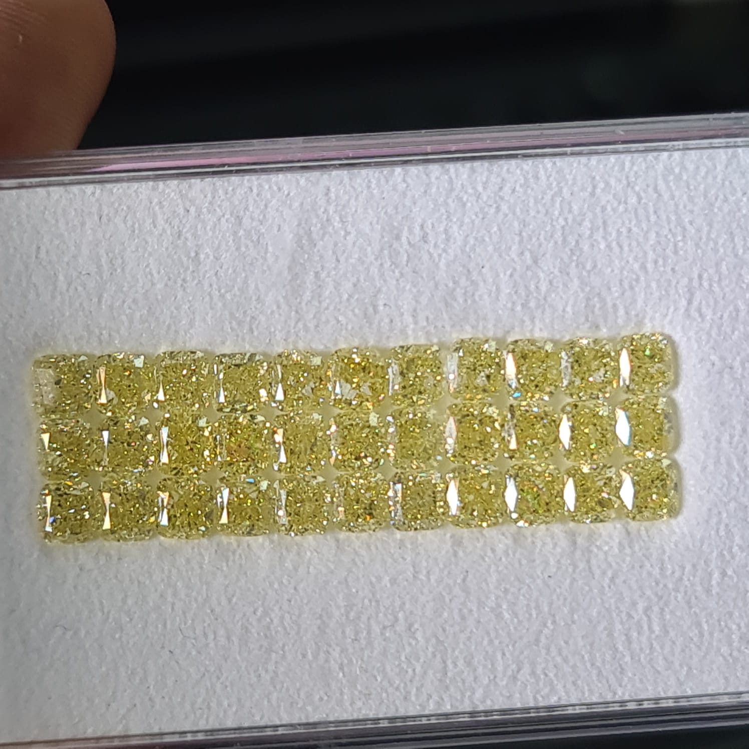 10.50 Carat CUSHION Shape FIY Color Diamond