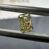 Light yellow diamond, 0.59 carat, radiant shape, SI1 clarity
