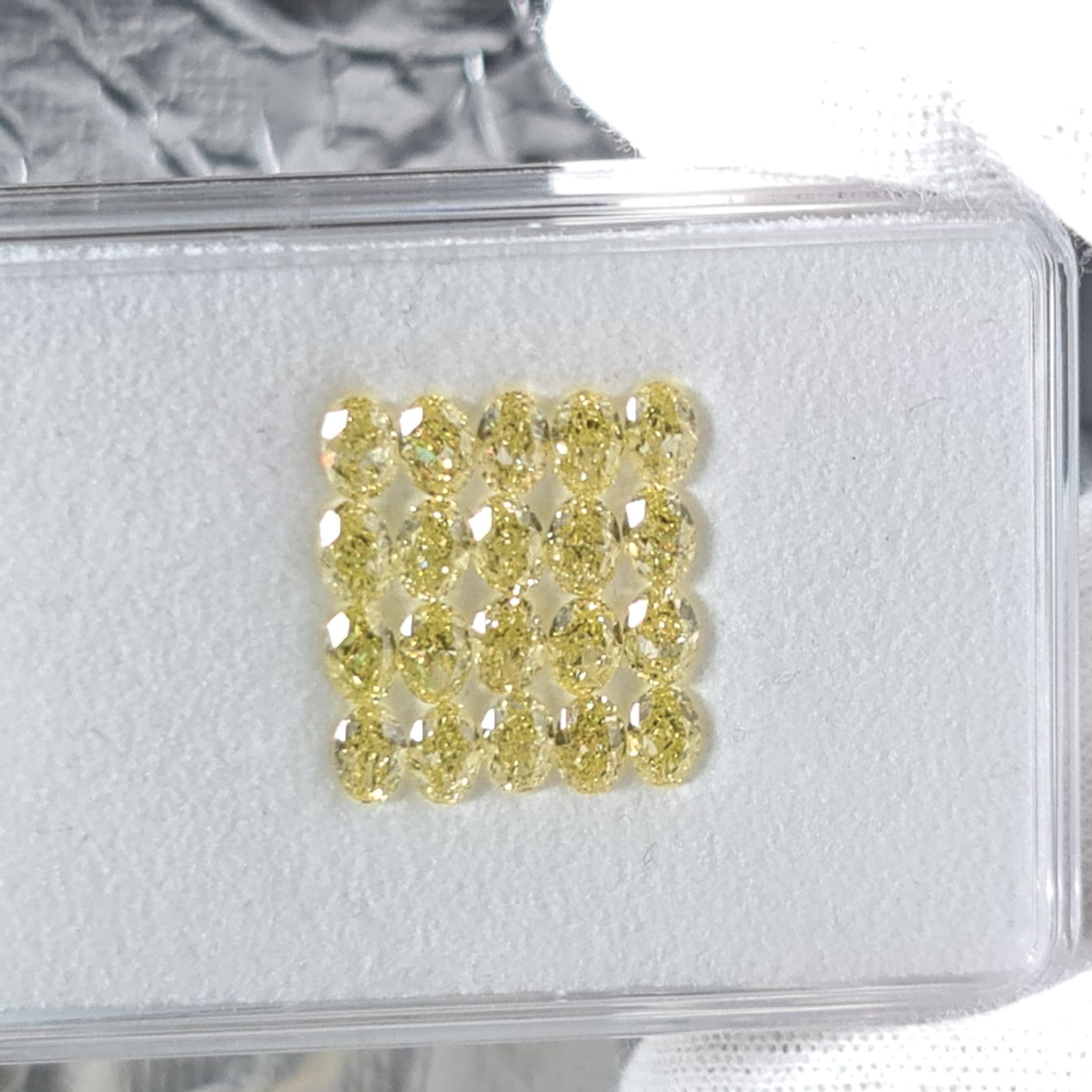 4.90 Carat OVAL Shape FIY Color Diamond