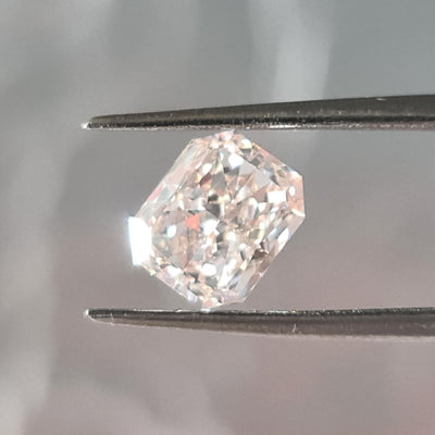 1.59 Carat RADIANT Shape BROWN Color Diamond