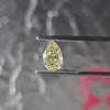 3.31 Carat PEAR Shape YELLOW Color Diamond