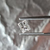 H Color Diamond, 2.02 Carat, PRINCESS Shape, SI2 Clarity