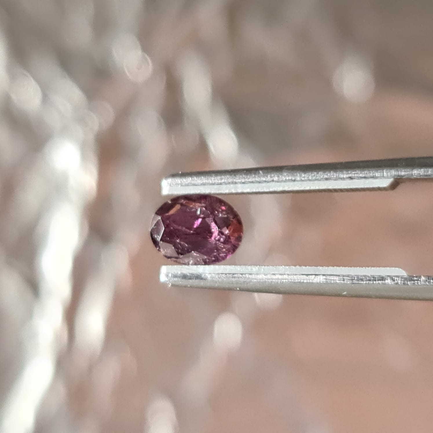 0.91 Carat OVAL Shape PINK Color Diamond