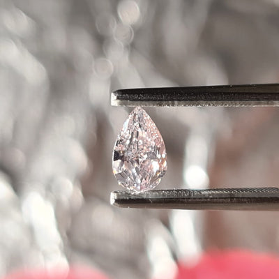 0.85 Carat PEAR Shape PINK Color Diamond