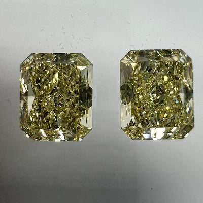 YELLOW Diamond, 2.10 Carat, RADIANT Shape, VS2 Clarity