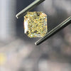 4.77 Carat RADIANT Shape YELLOW Color Diamond