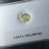 2.34 Carat HEART Shape YELLOW Color Diamond