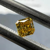 YELLOW Diamond, 0.18 Carat, RADIANT Shape, VS2 Clarity