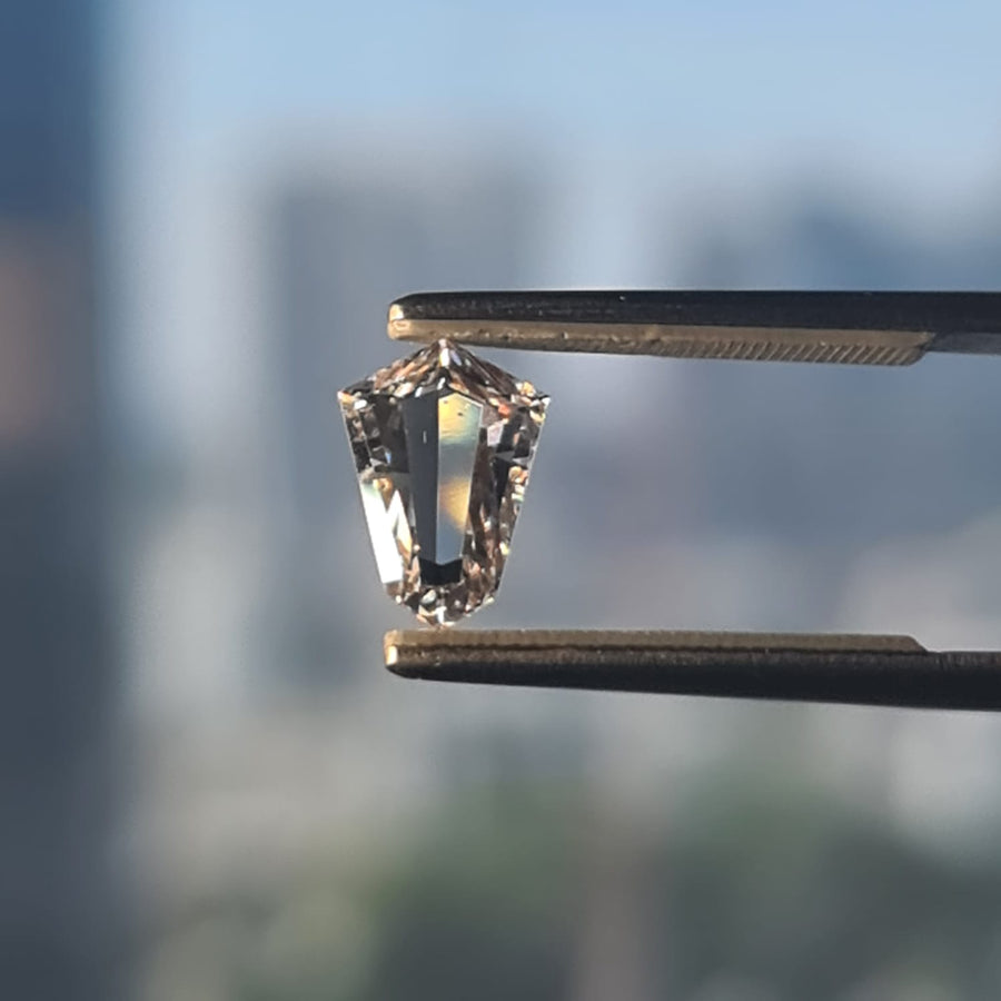 0.77 Carat KITE Shape PINK Color Diamond