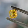 Yellow diamond, 0.47 carat, emerald shape, SI2 clarity