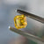 Yellow diamond, 0.47 carat, emerald shape, SI2 clarity
