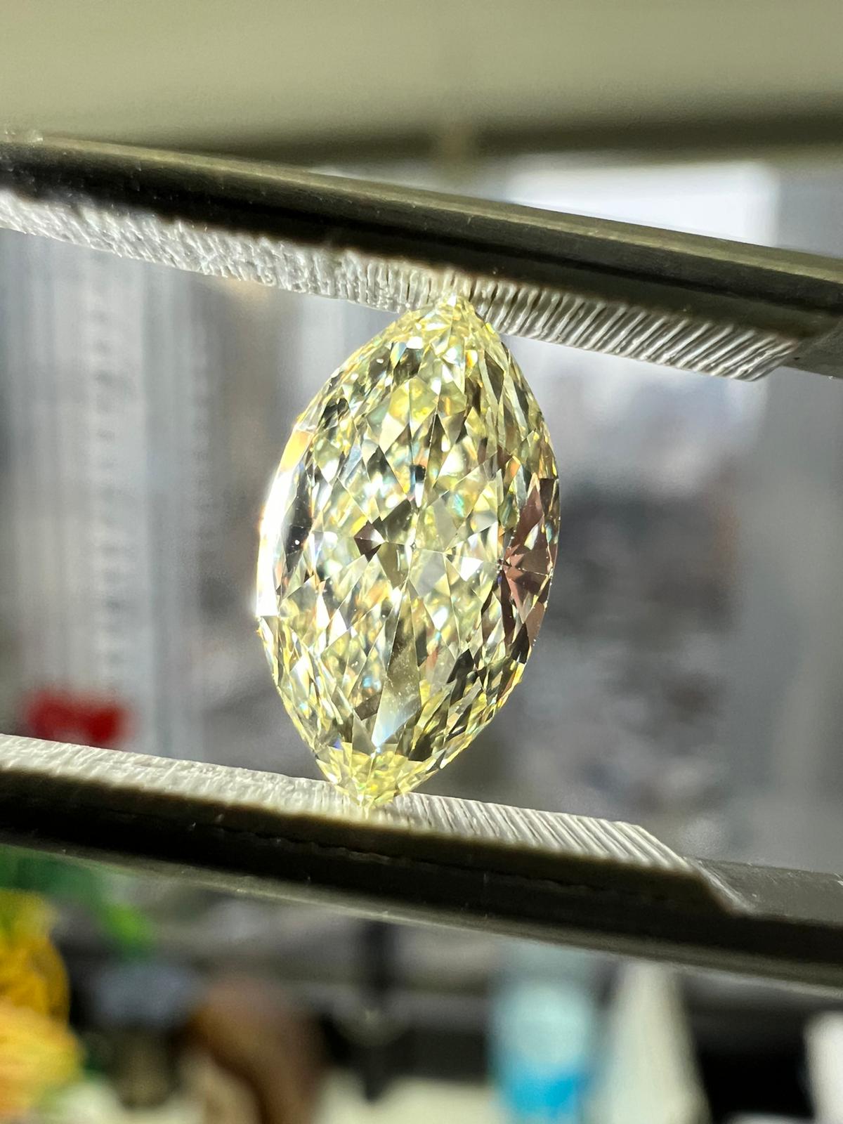 1.05 Carat MARQUISE Shape UV Color Diamond - VMK Diamonds
