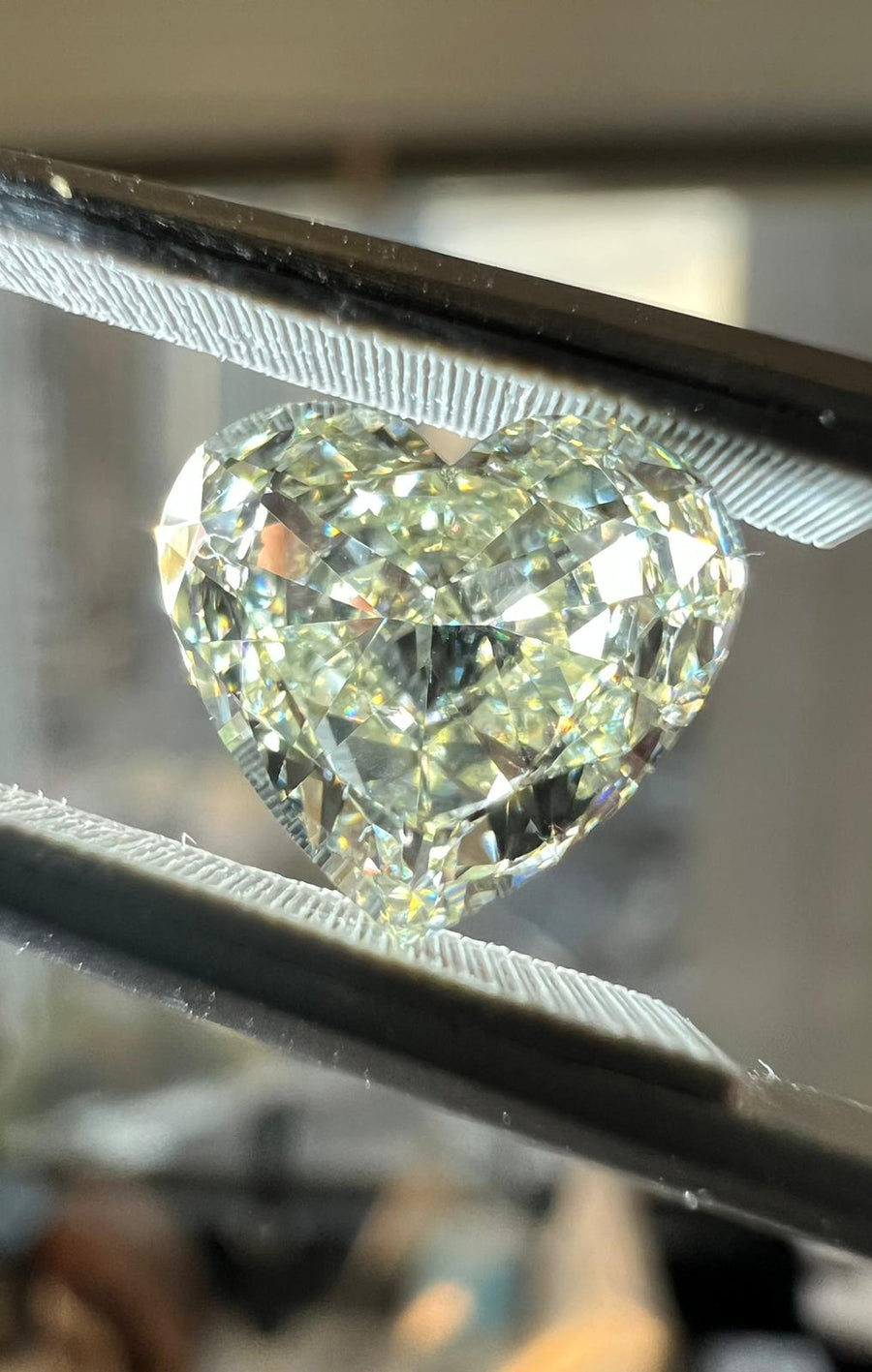 YELLOW Diamond, 1.51 Carat, HEART Shape, SI1 Clarity
