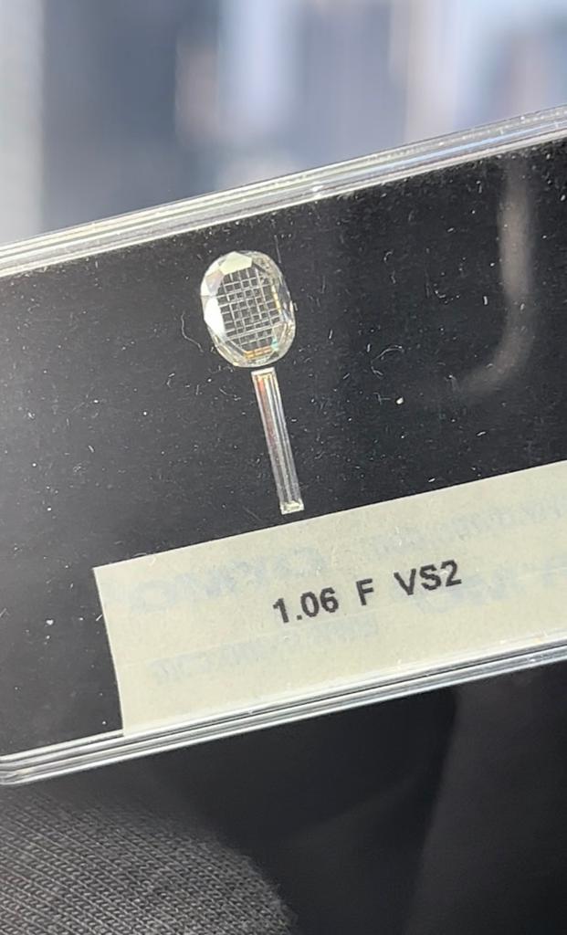 F Color Diamond 1.06 Carat VS2