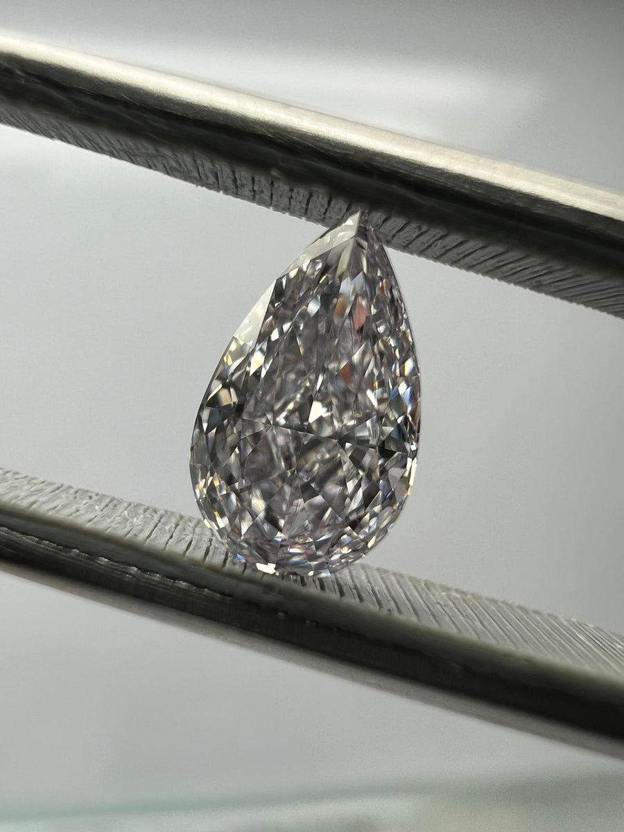 PINK Diamond, 0.60 Carat, PEAR Shape, VVS2 Clarity