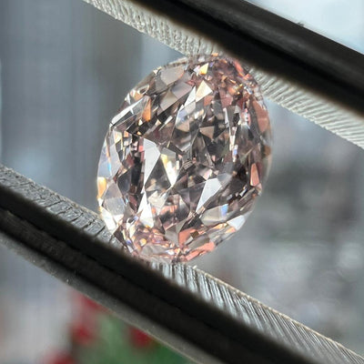 PINK Diamond, 0.40 Carat, OVAL Shape, SI1 Clarity
