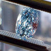 BLUE Diamond, 0.51 Carat, CUSHION Shape, VS1 Clarity