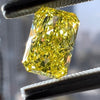 YELLOW Diamond, 1.01 Carat, RADIANT Shape, VS2 Clarity