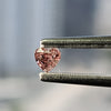 PINK Diamond, 0.33 Carat, HEART Shape, SI2 Clarity