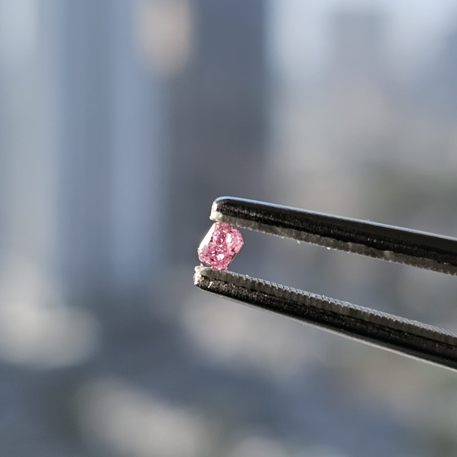 PINK Diamond, 0.08 Carat, RADIANT Shape
