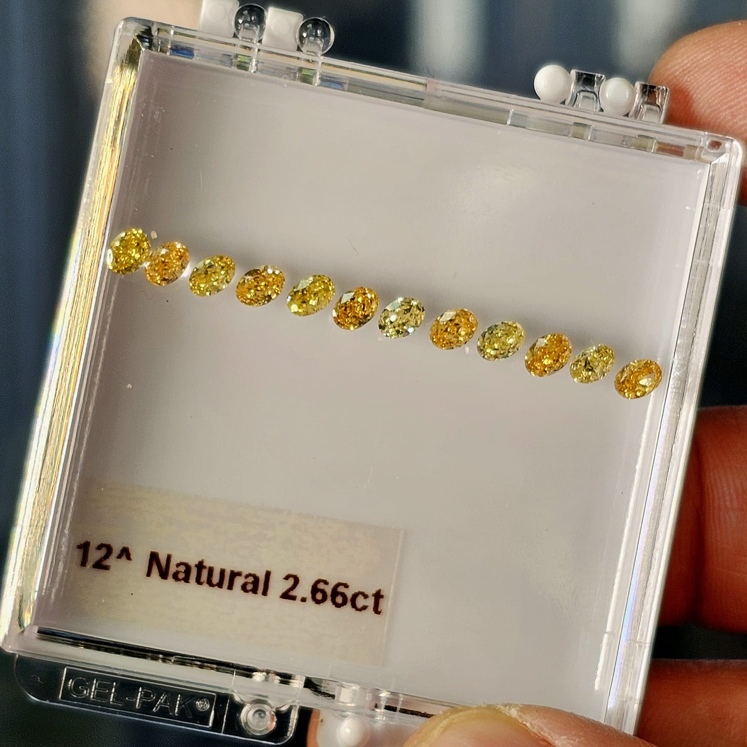 Orange Diamond, 2.66 Carat, Oval Shape, VS2 Clarity