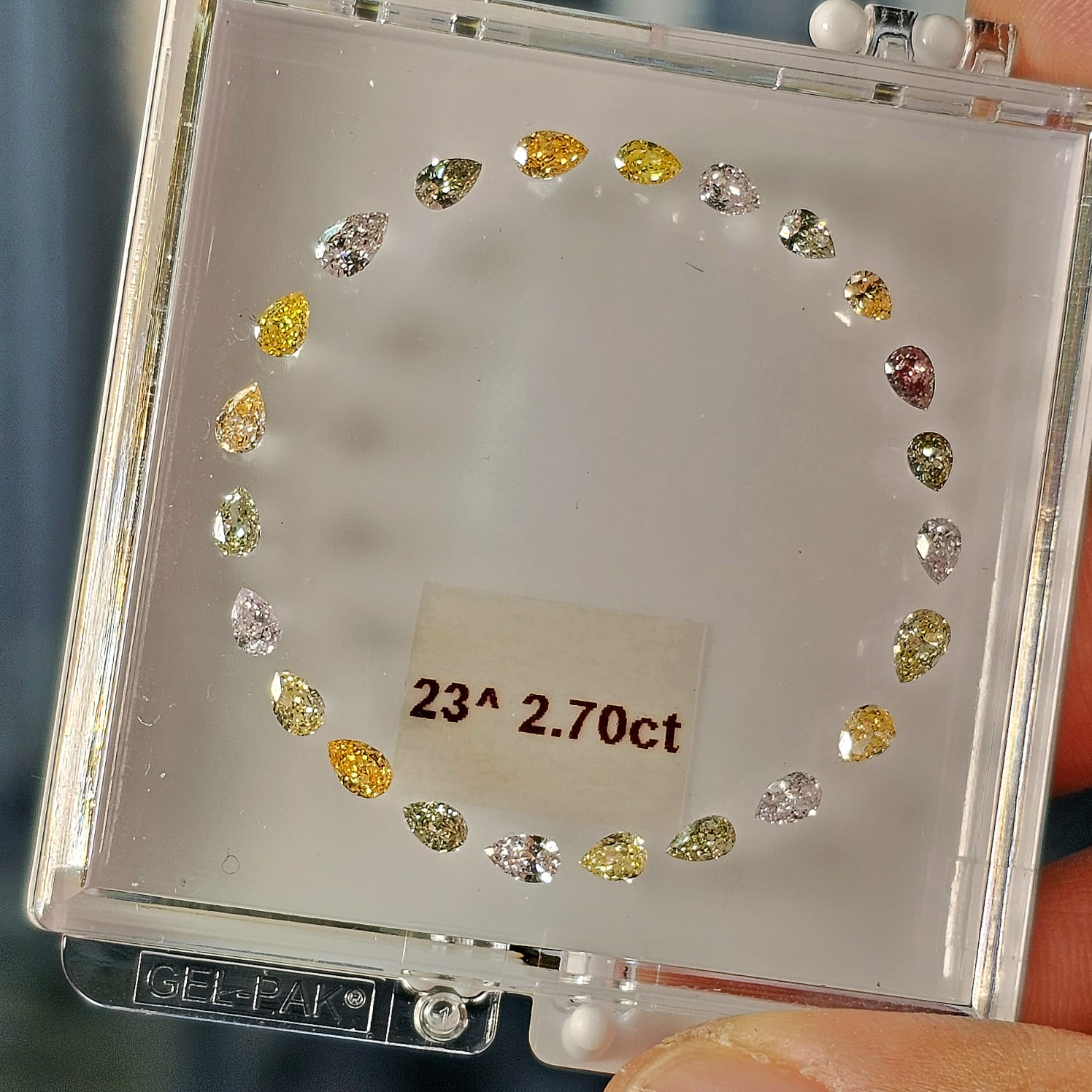 Pink Diamond, 2.70 Carat, Pear Shape, VS2 Clarity