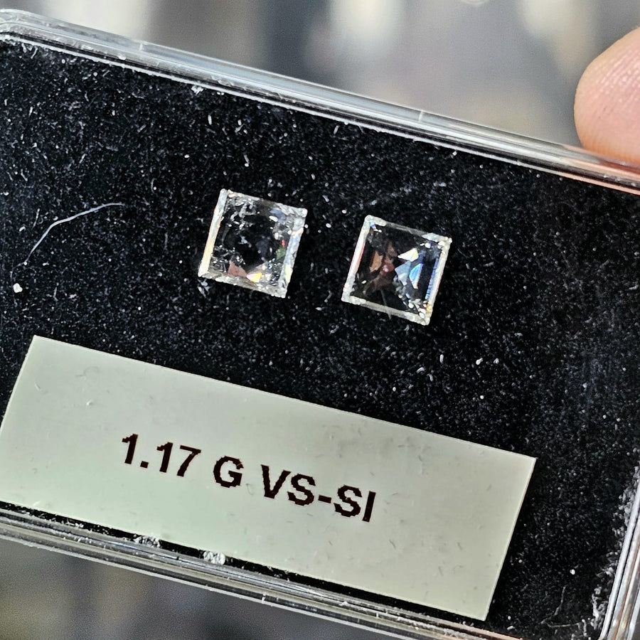 G Color Diamond, 1.17 Carat, Rose Shape, VS-SI Clarity