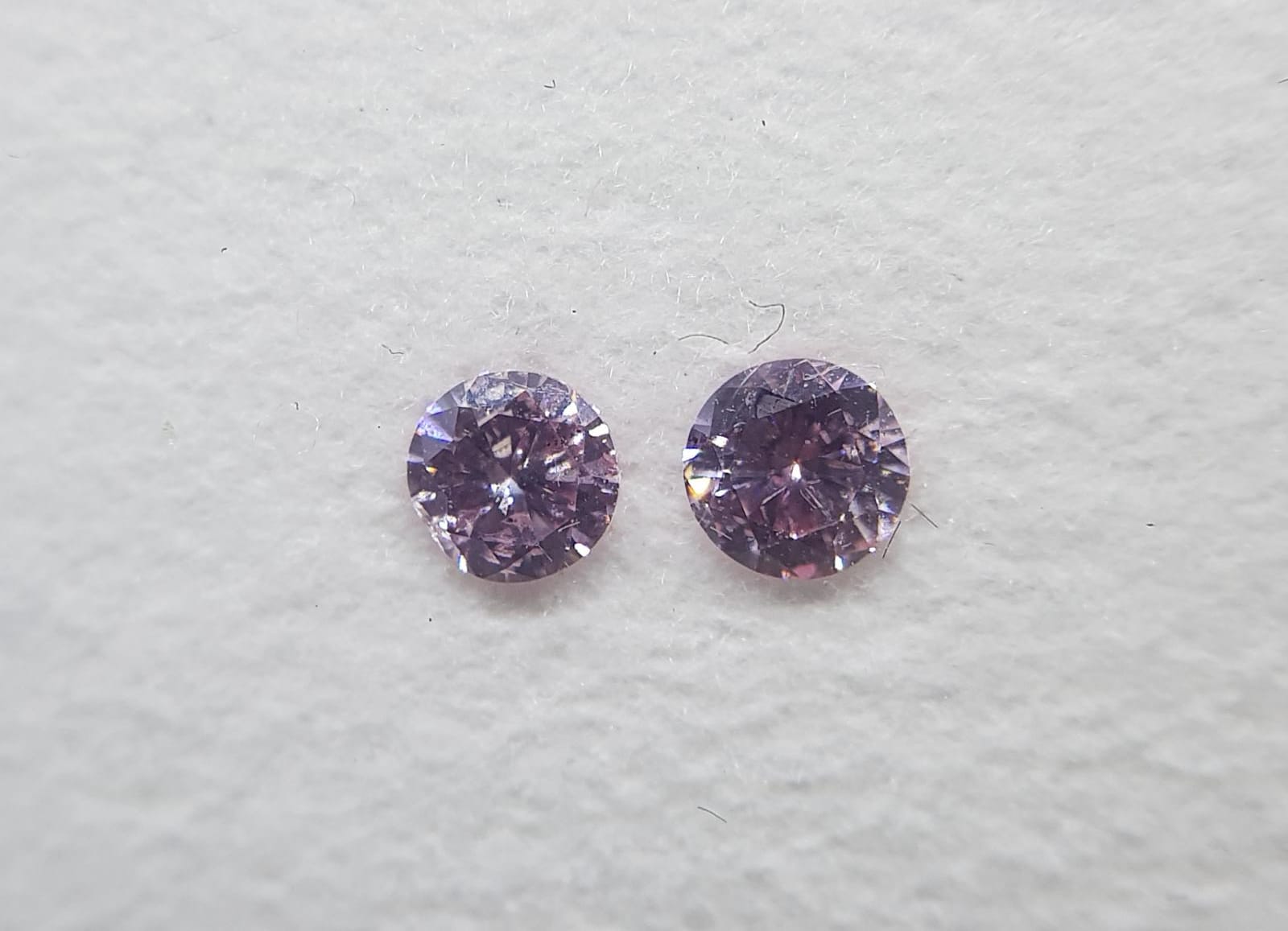 0.17 Carat ROUND Shape PINK Color Diamond - VMK Diamonds