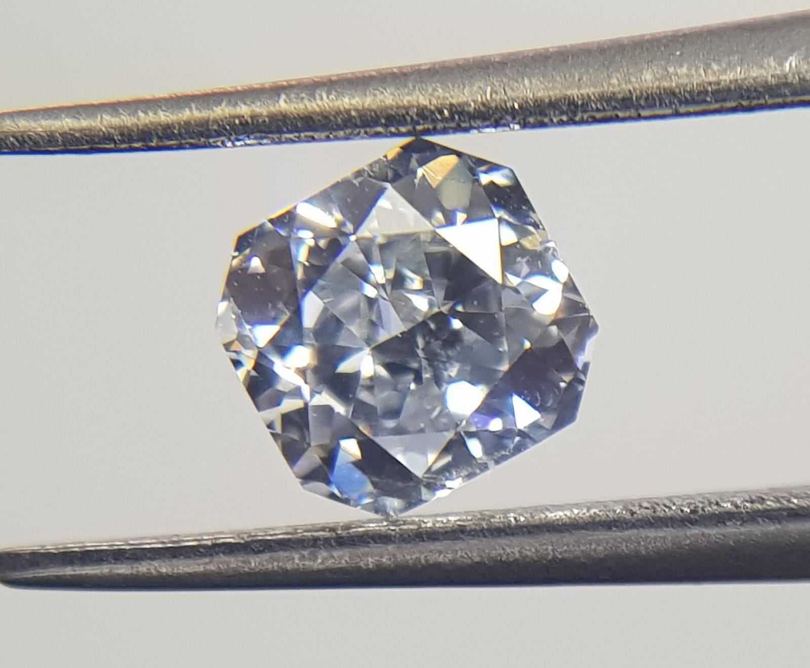 0.70 Carat CUSHION Shape BLUE Color Diamond - VMK Diamonds