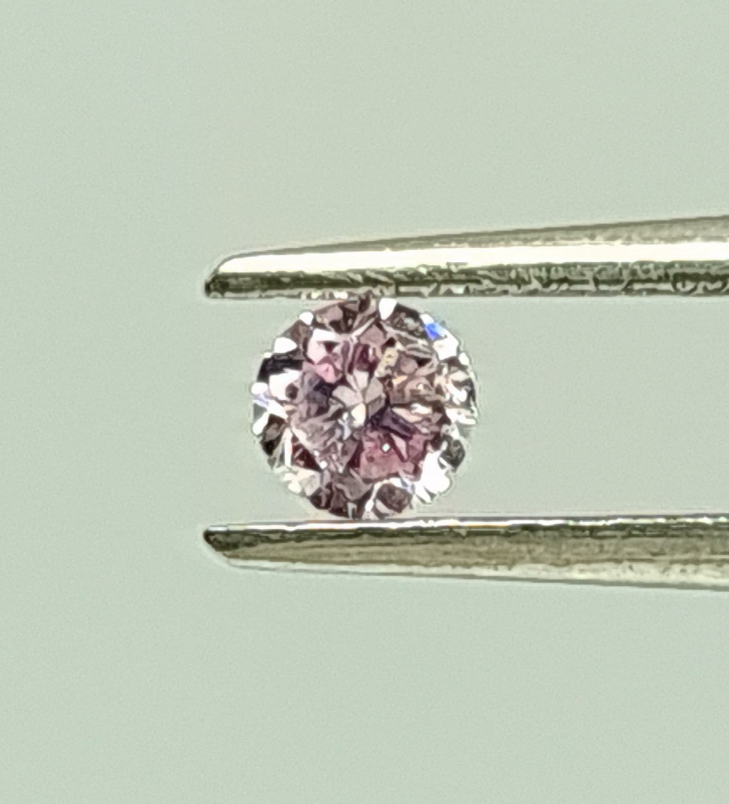 0.14 Carat ROUND Shape PINK Color Diamond - VMK Diamonds