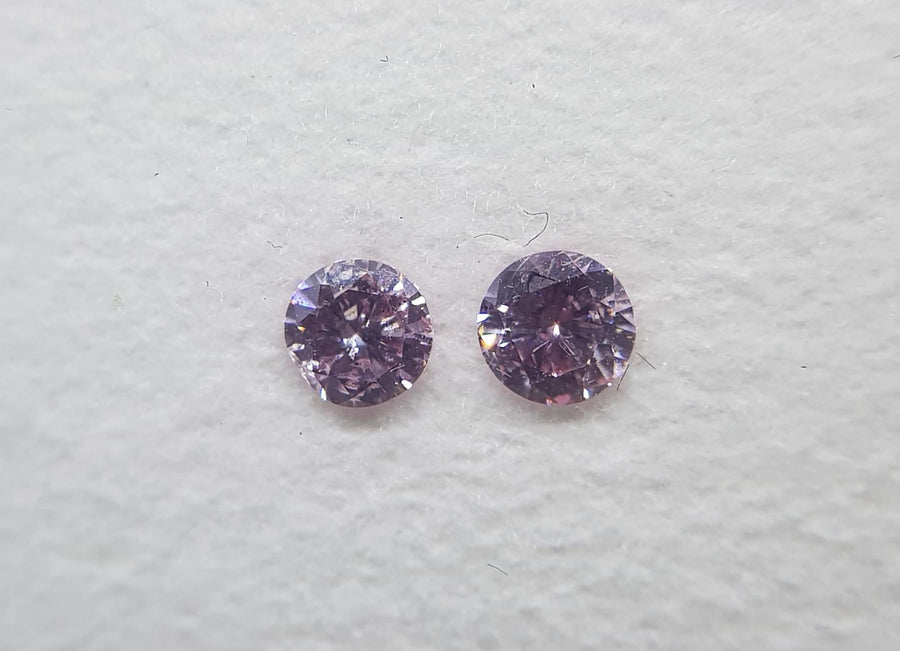 0.17 Carat ROUND Shape PINK Color Diamond - VMK Diamonds