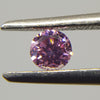 0.09 Carat ROUND Shape Fancy PINK Color Diamond