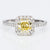 Eternal Fancy Yellow Diamond Ring, 1.41 total carat, GIA certified.