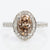 Fancy deep brown diamond ring, 2.35 carat