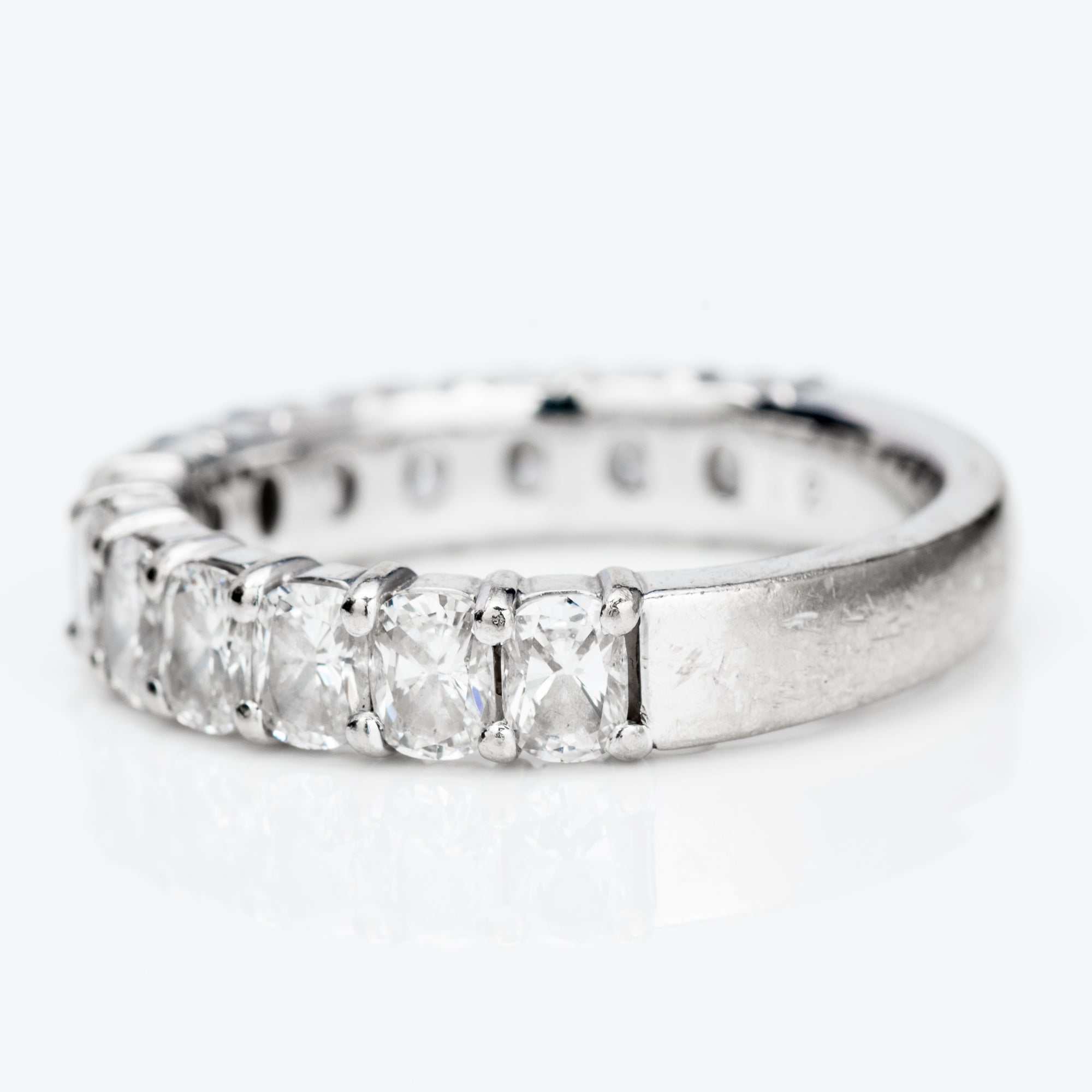 Eternity band Cushion Cut Diamonds, 2.09 carat - VMK Diamonds