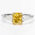 Incredible Vivid Yellow Diamond Ring, 1.45 total carat, GIA certified.