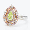 Fancy Green Diamond Ring, 2.12 carat - VMK Diamonds