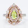 Fancy Green Diamond Ring, 2.12 carat - VMK Diamonds