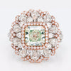 Fancy Light Green Diamond Ring - VMK Diamonds
