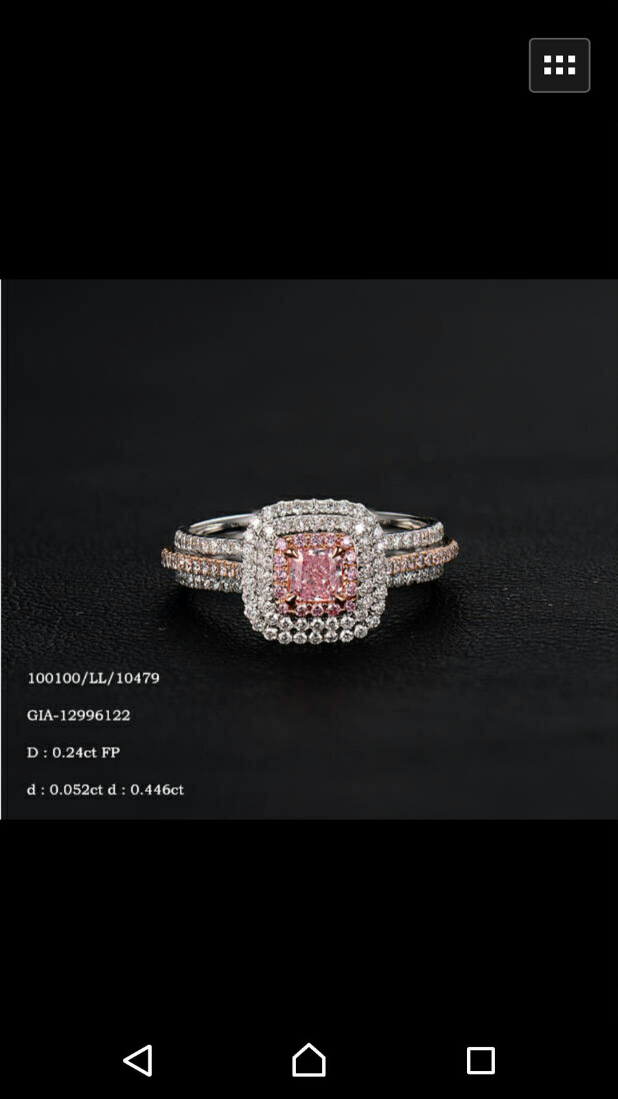 PINK Color Diamond Ring (0.73 Carat) - VMK Diamonds