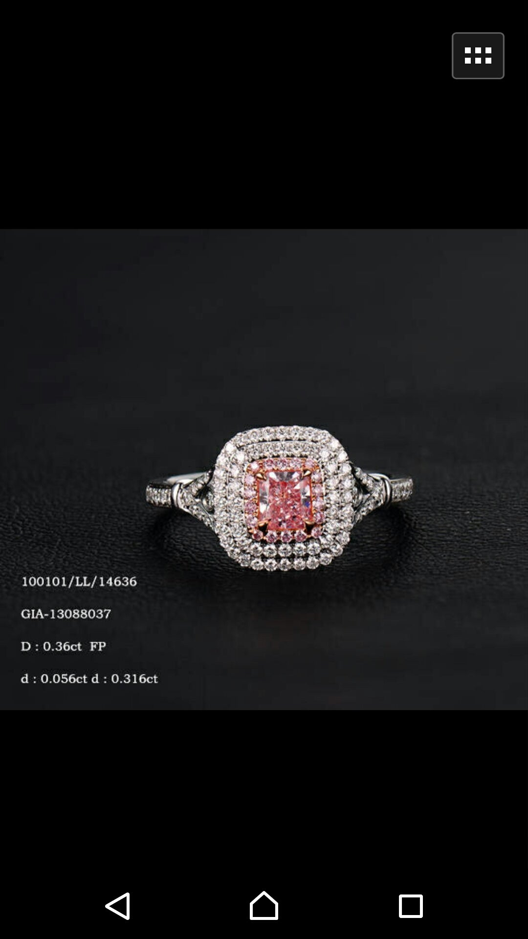 PINK Color Diamond Ring (0.72 Carat) - VMK Diamonds