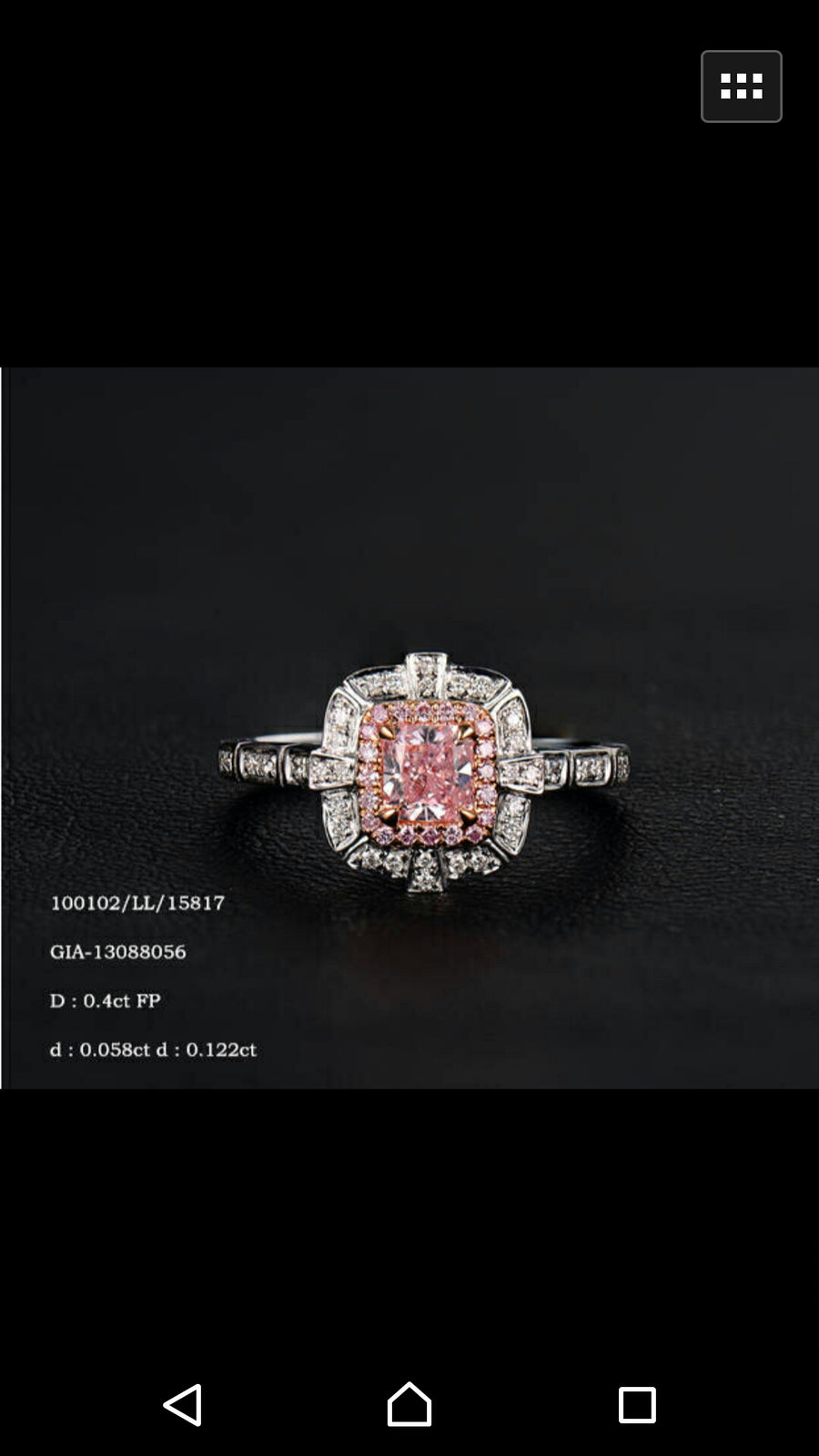 PINK Color Diamond Ring (0.57 Carat) - VMK Diamonds