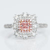 Extraordinary Fancy Pink Diamond Ring, 0.99 total carat, Gia certified. - VMK Diamonds