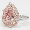 Fancy Orangey Pink Diamond Ring, 3.80 carat - VMK Diamonds