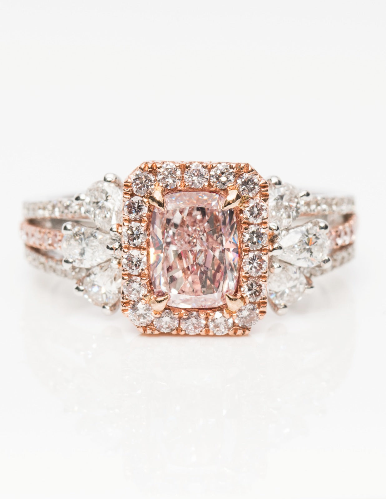 PINK Color Diamond Ring (2.00 Carat) - VMK Diamonds